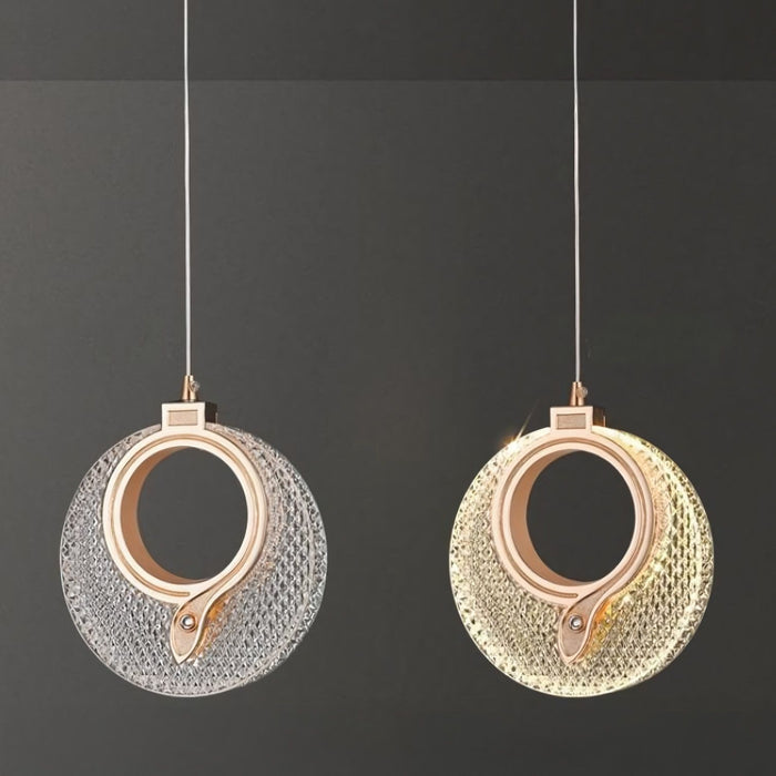 Lampadario A Sospensione In Cristallo Lhj110-1cp Light Rose Gold