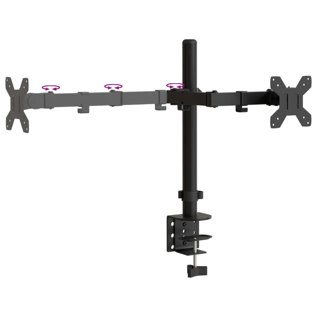 Supporto per Monitor in Acciaio Nero VESA 75/100 mm CFW1080256