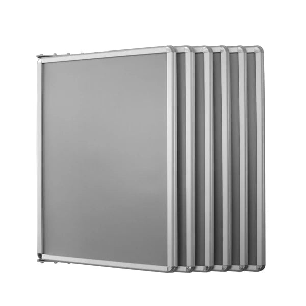 Espositore a parete con cornici a scatto - 5 Cornici 50 x 70