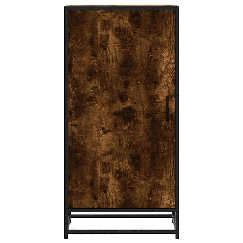 Scarpiera Rovere Fumo 48x38x97,5 cm in Legno Multistrato 849201