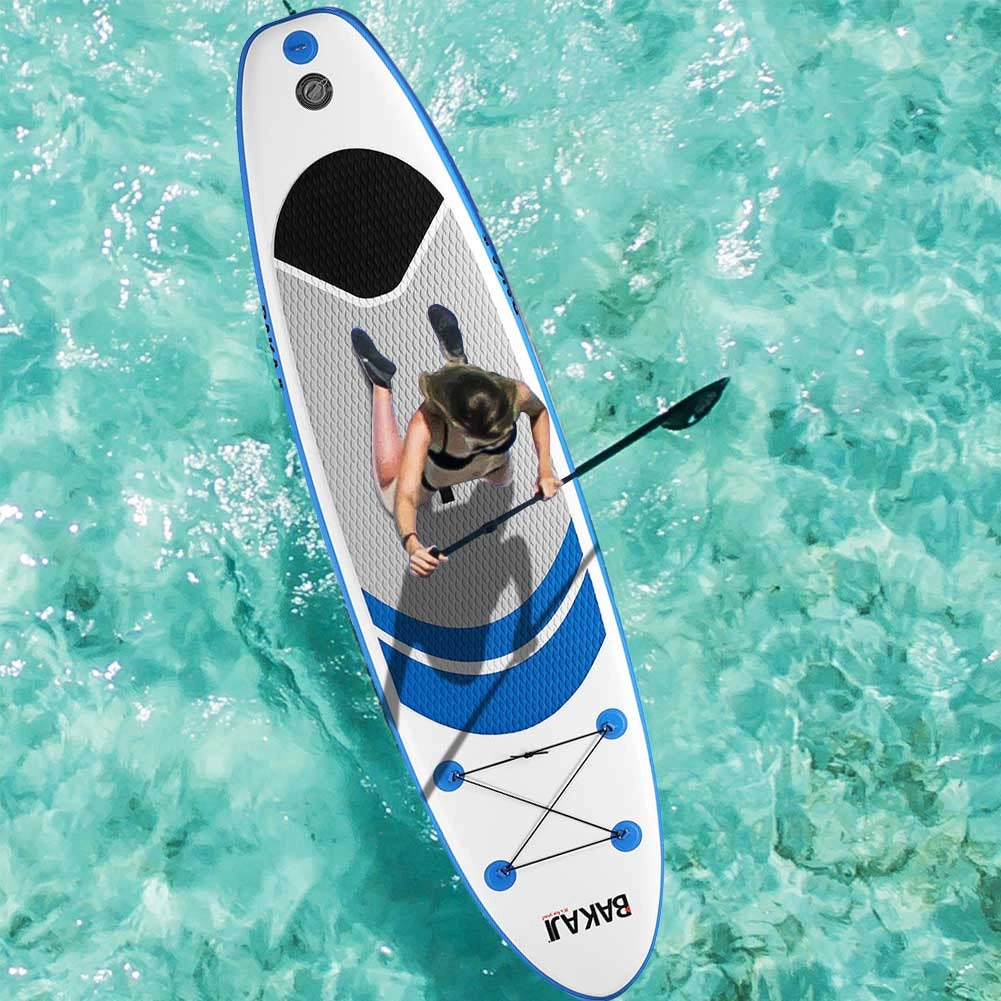 Tavola SUP Gonfiabile Paddle Board con Pagaia e Accessori Sport Mare 320 x 81cm