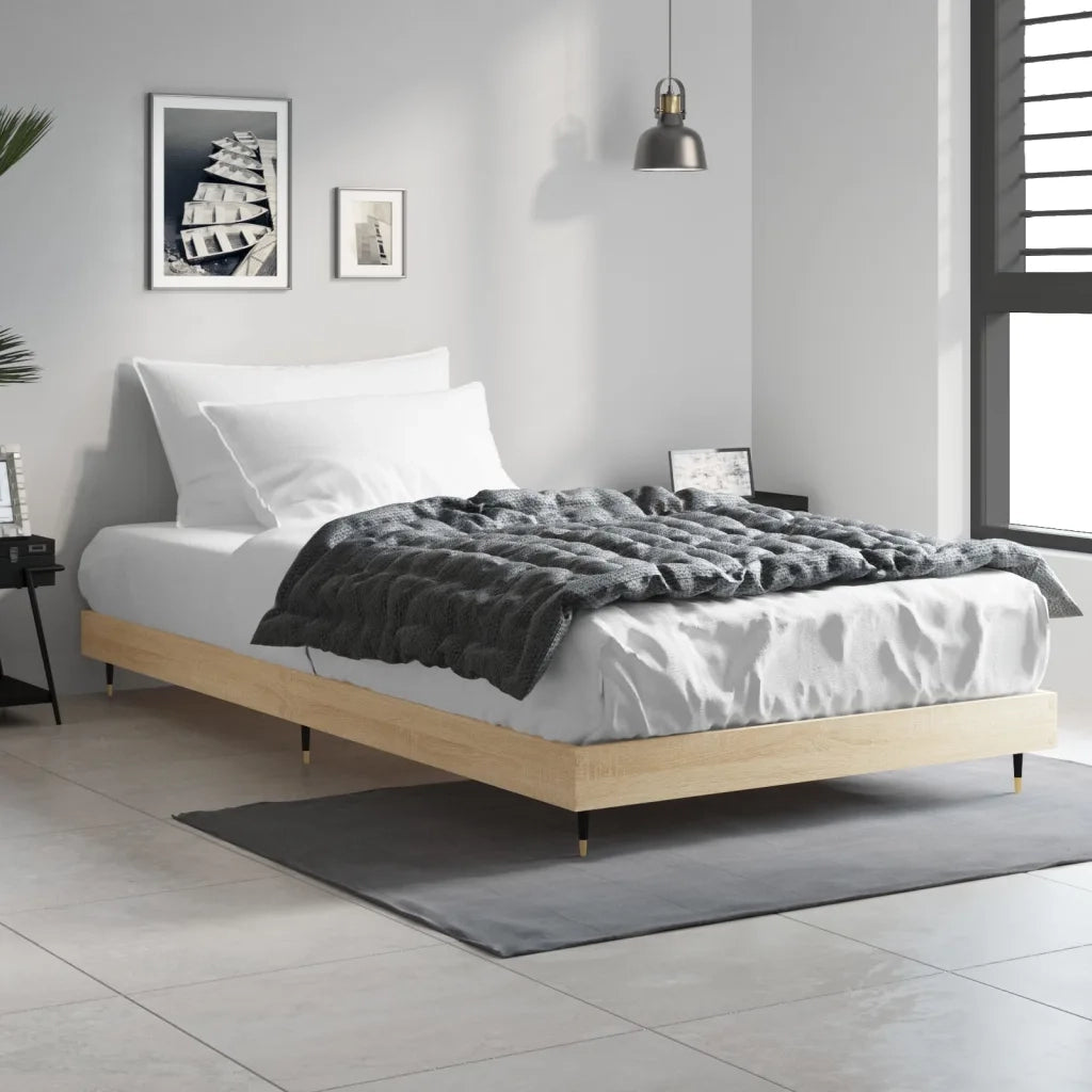 Giroletto senza Materasso Rovere Sonoma 90x200 cm in Truciolato 832168