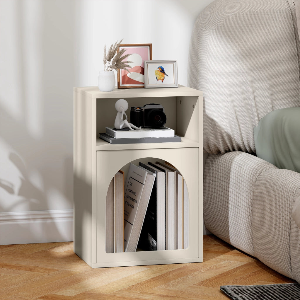 Comodino ¨C zephmum ¨C crema 40x30x60
