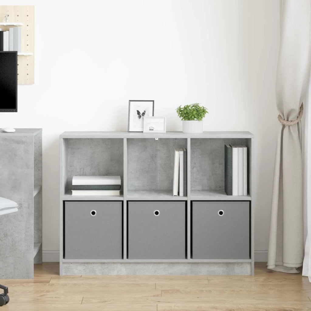 Credenza | Madia | Buffet da pranzo | Armadio da pranzo con cassetto Grigio cemento 102 x 32 x 73,5 cm
