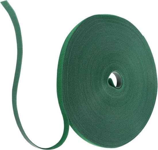 Fasciatura per piante nastro adesivo 30 m - 10 mm supporto per piante nastro adesivo - Cinture per cavi con chiusura adesiva - Rotolo di aiuto per la scalata per piante in giardino