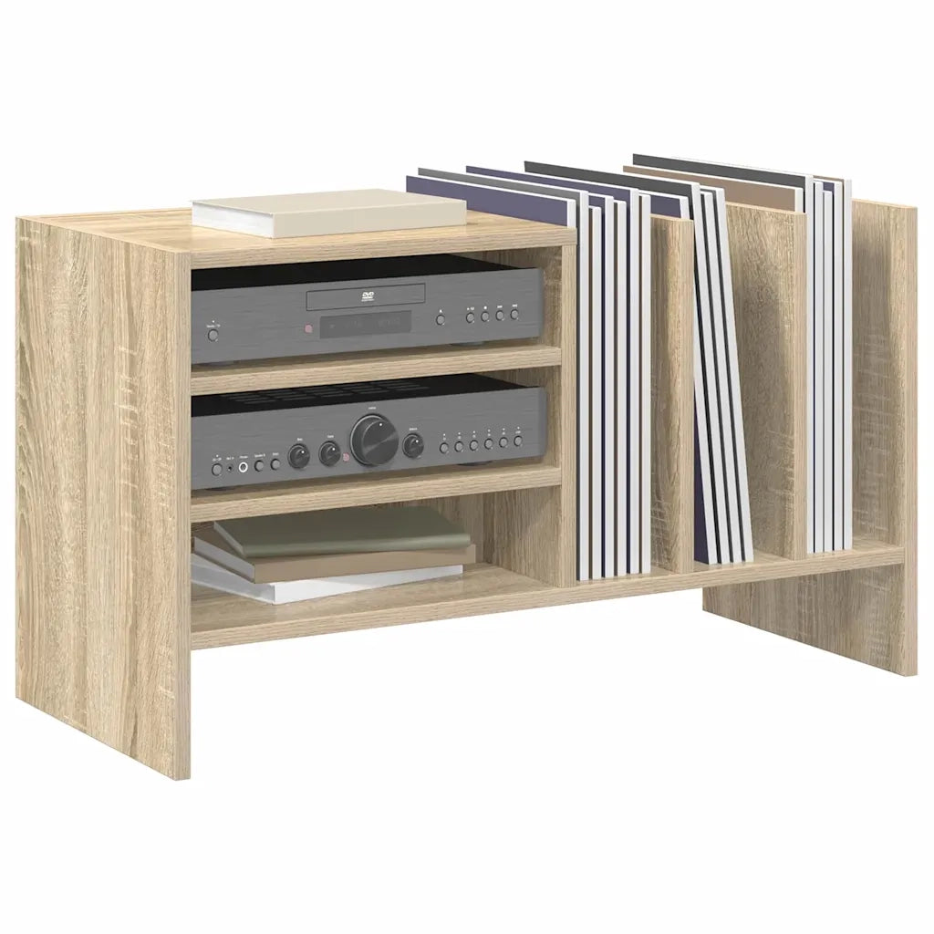 Mobile porta vinili Rovere Sonoma 78.5 x 35 x 45 cm 891074