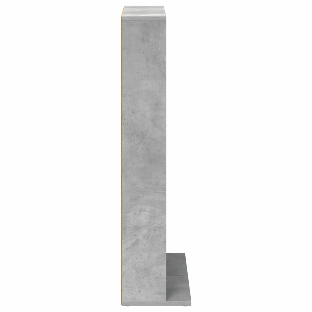 Mobile per CD 2 pz Grigio Cemento 33 x 23,5 x 97,5 cm 8012697