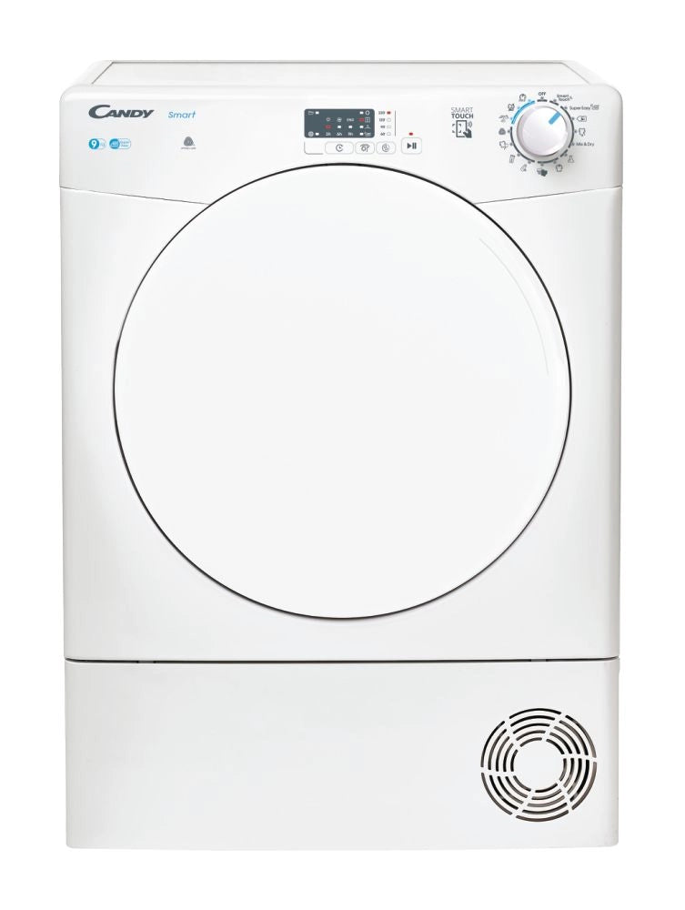Asciugatrice a Condensazione Candy Smart CSE C9LF-S 9 Kg Classe G (A85×L59,6×P60,7) Bianco