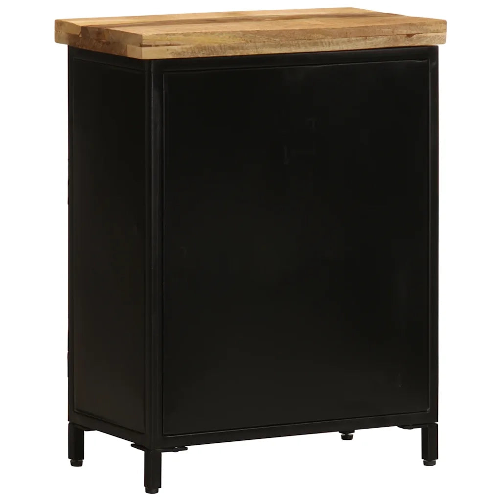 Credenza 55x30x71 cm in Legno Massello di Mango