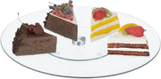 Tavolo da dessert in vetro - Ø 30 cm per feste e matrimoni