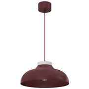 Lampada sospesa Basca 1xE27 bordeaux/cashmere Luminex