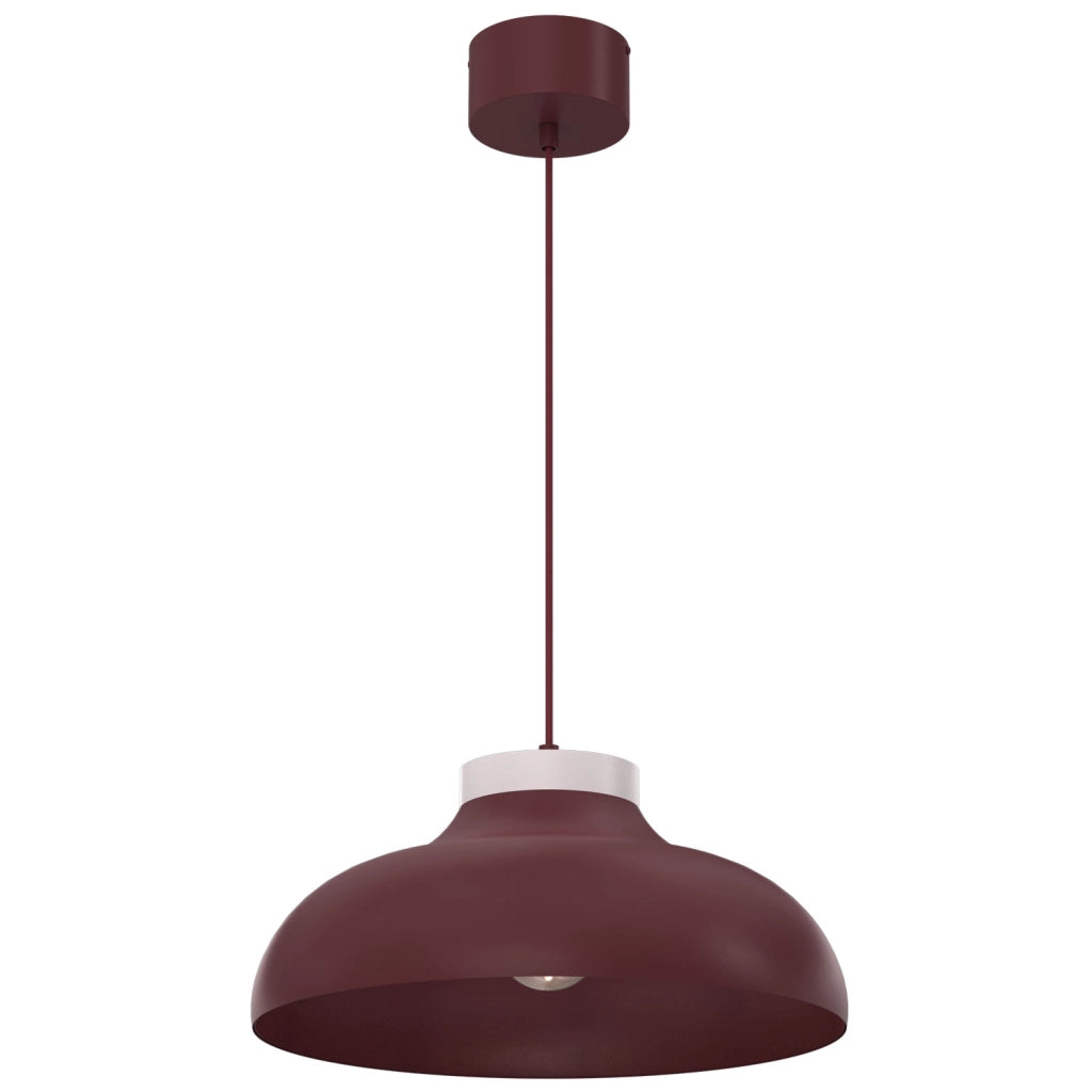Lampada sospesa Basca 1xE27 bordeaux/cashmere Luminex