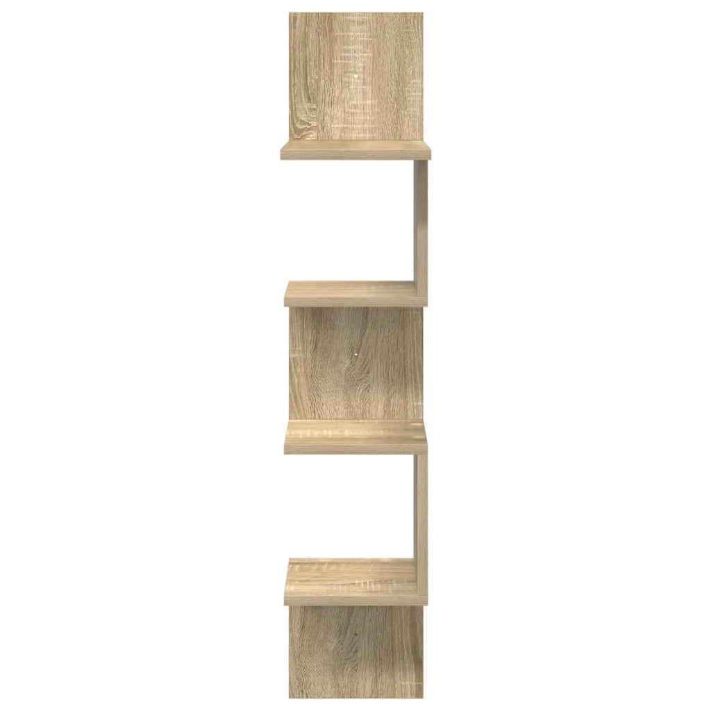 Scaffale da parete A parete Marrone 32 x 21 x 107 cm 8012134