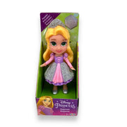 Disney Princess,Mini bambola Rapunzel,7 cm,Jakks,Eta 3+