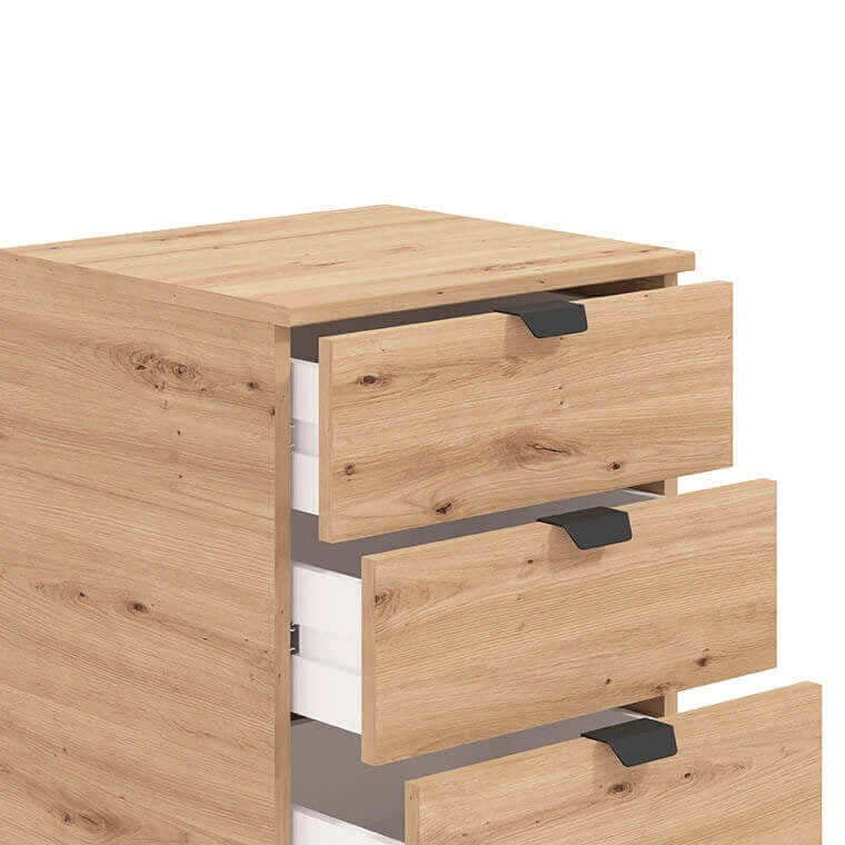 cassettiera moderna 5 cassetti cm 45x40x95 h - PLUS