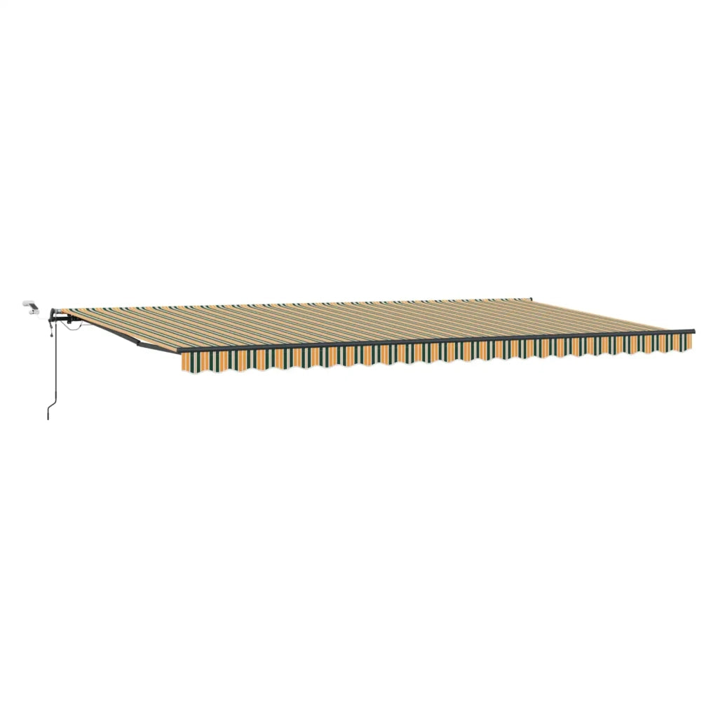 Tessuto per Tenda con Verde e giallo 600 × 300 cm Poliestere 3331692