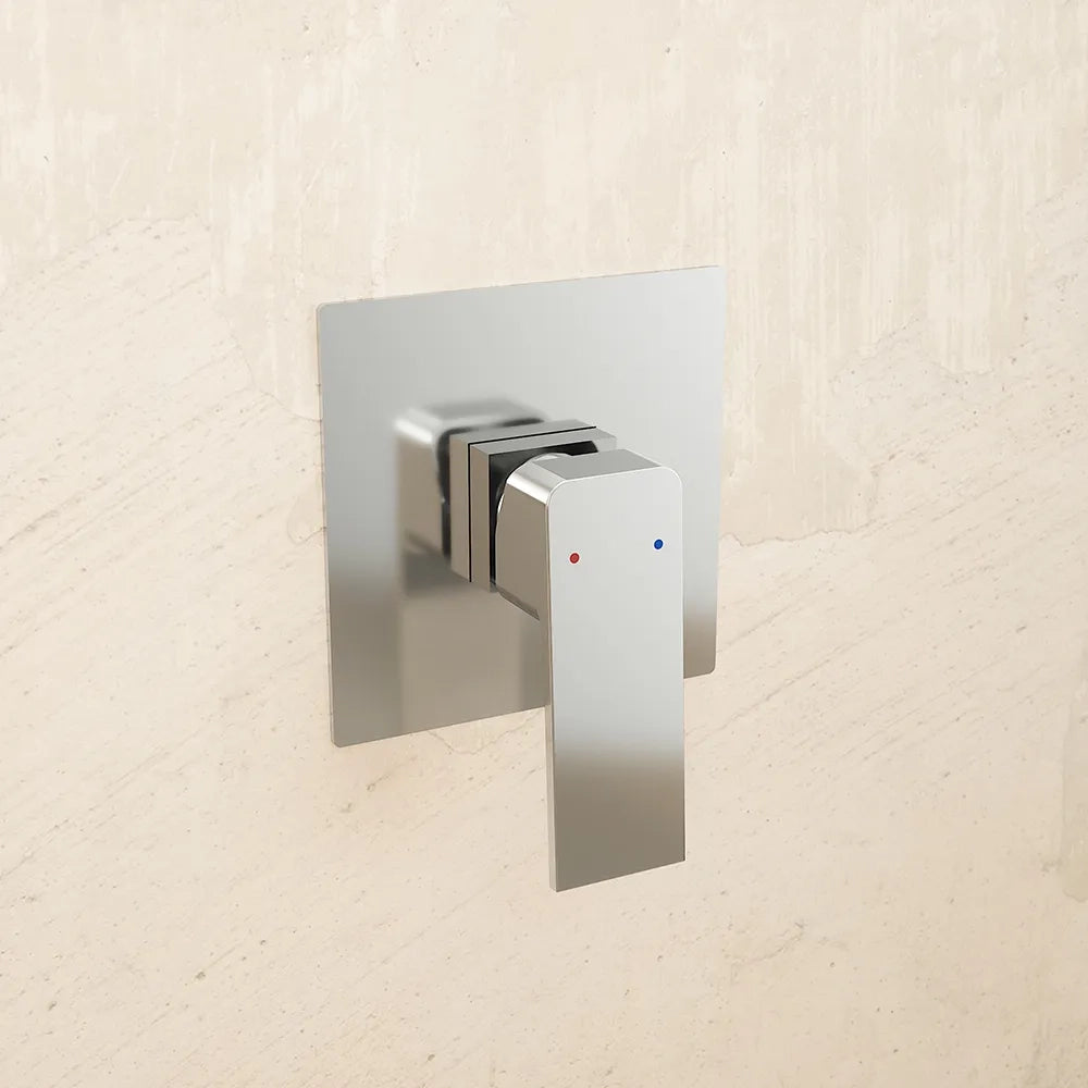 Set miscelatori: lavabo alto bidet senza scarico e incasso doccia monocomando cromato | Ingrid