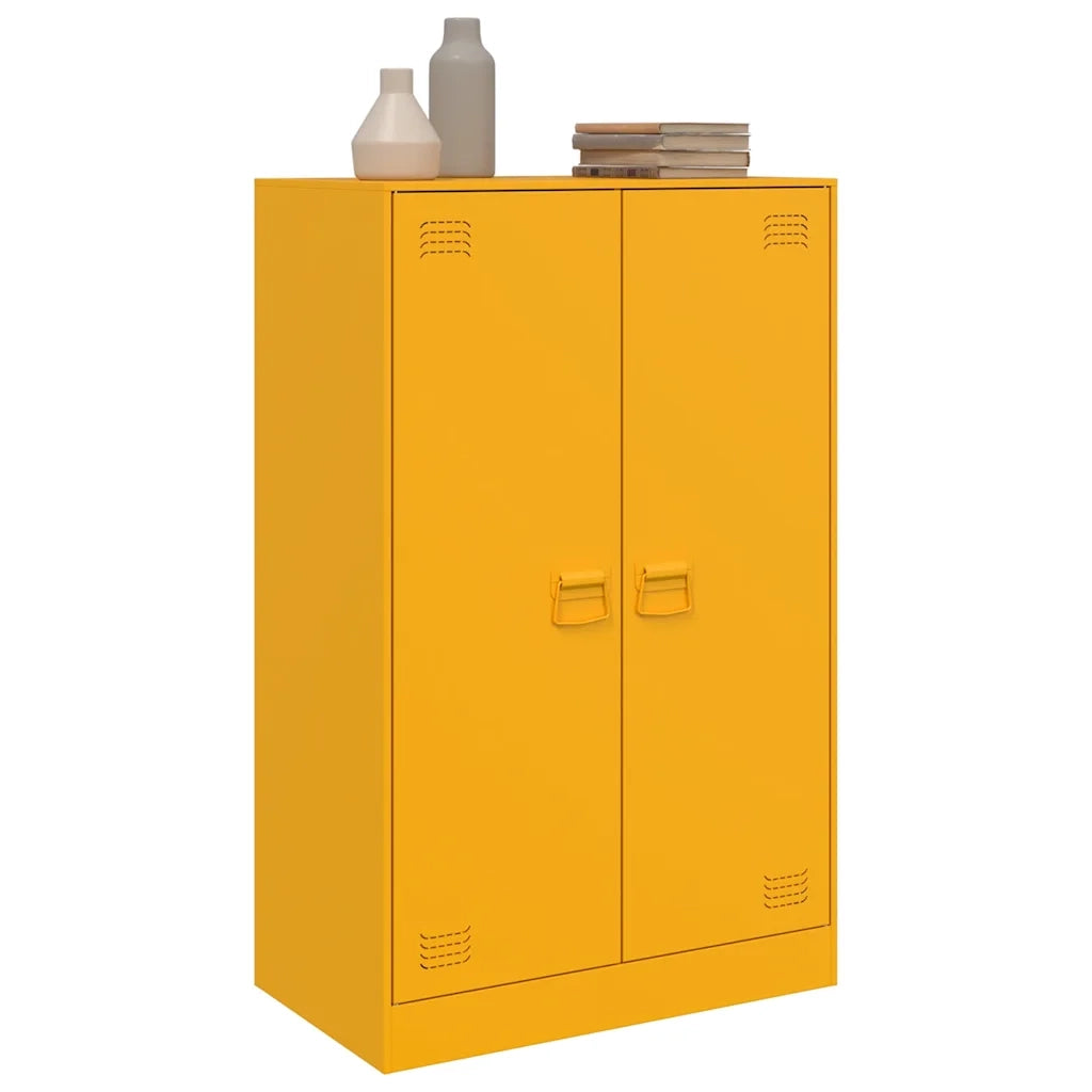Credenza | Madia | Buffet da pranzo | Armadio da pranzo Antracite 67x39x107 cm in Acciaio