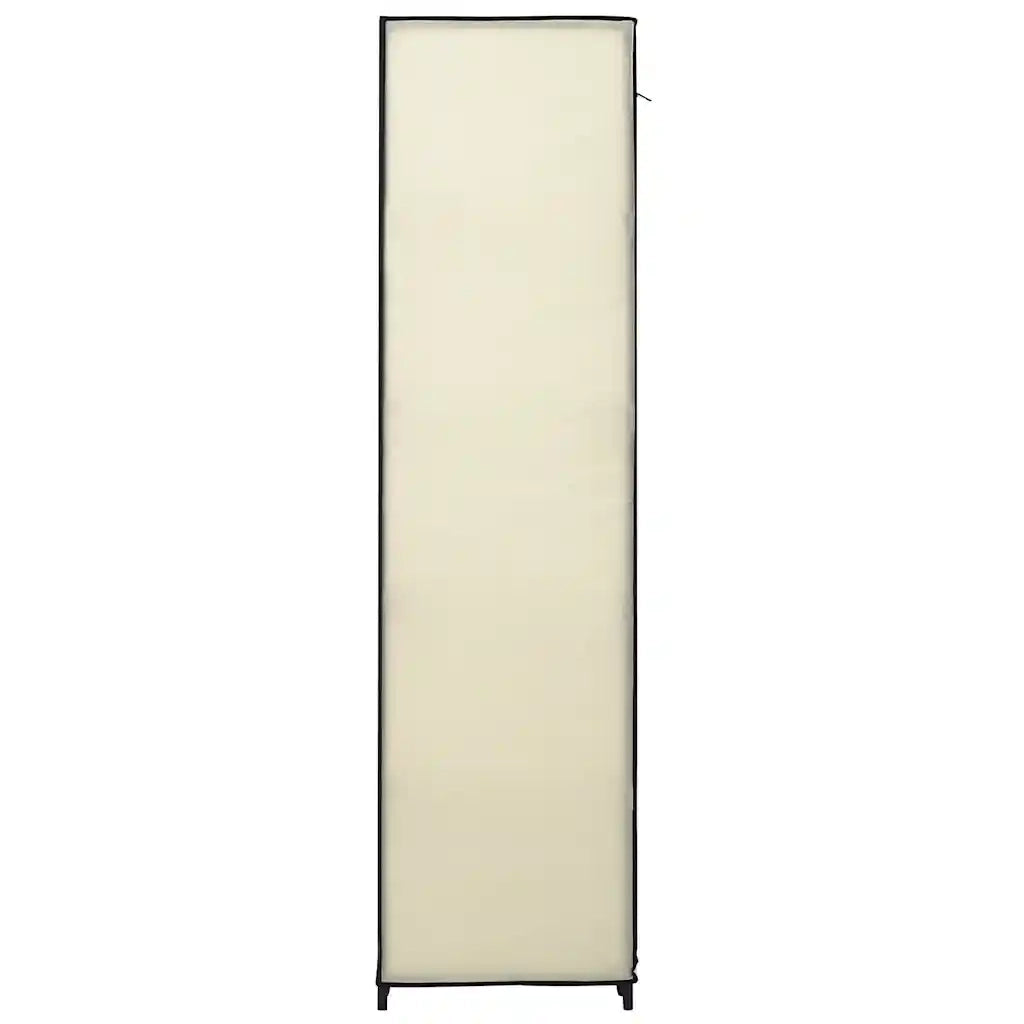 Armadi Pieghevoli 2 pz Crema 110x45x175 cm in Tessuto 282424
