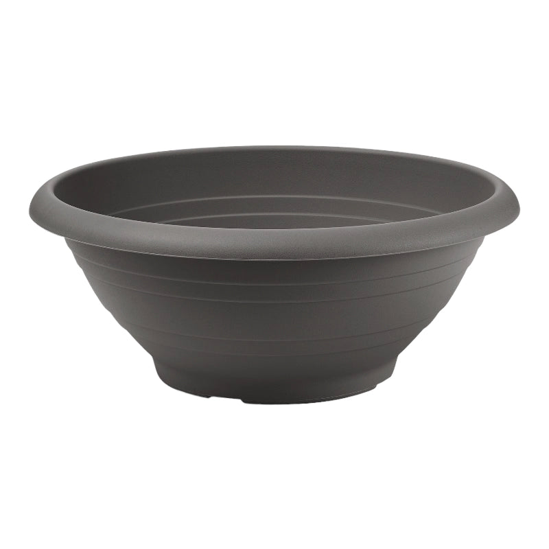 CIOTOLA CAMPANA diam. 40 in plastica VASO BASSO FOTO REALE Veca MADE IN ITALY Color: ANTRACITE