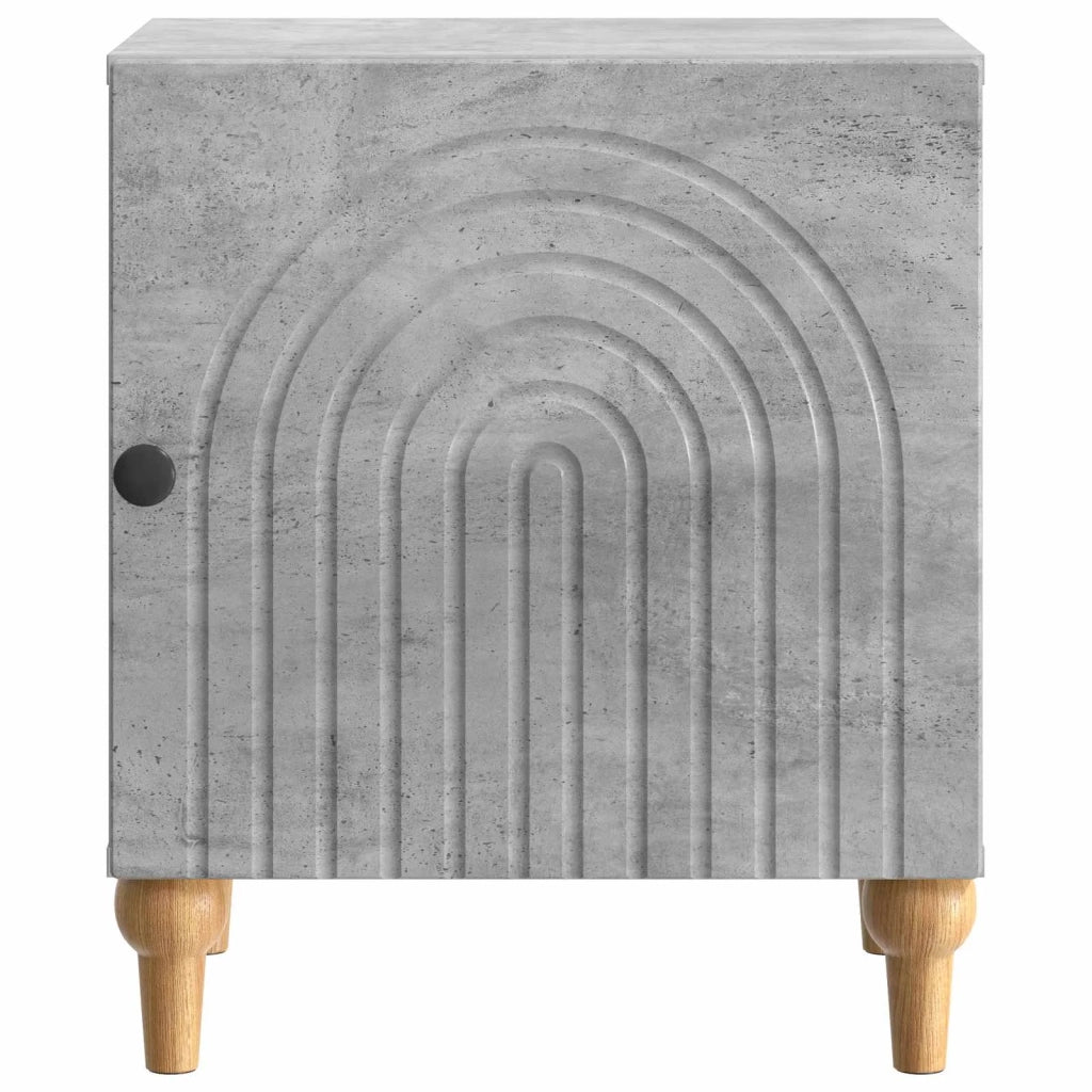 Armadio da Notte 2 pcs Grigio Cemento 43 x 34,5 x 50 cm 894112