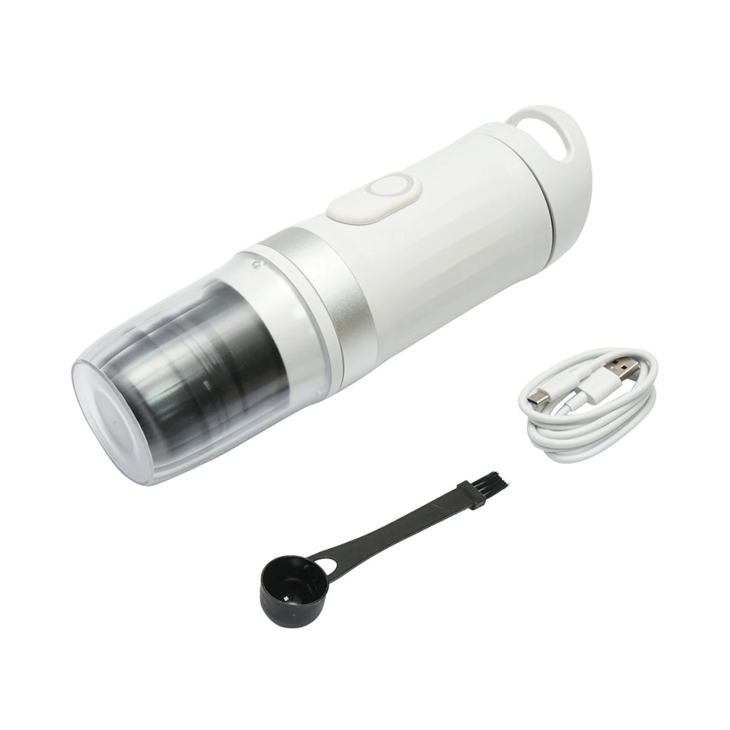 Macchina da caffè portatile 12V/100W, batteria al litio 9600 mAh, pressione 20 bar, serbatoio d'acqua 60-80 ml, tazza 300 ml, compatibile con capsule Nespresso, Dolce Gusto e caffè macinato