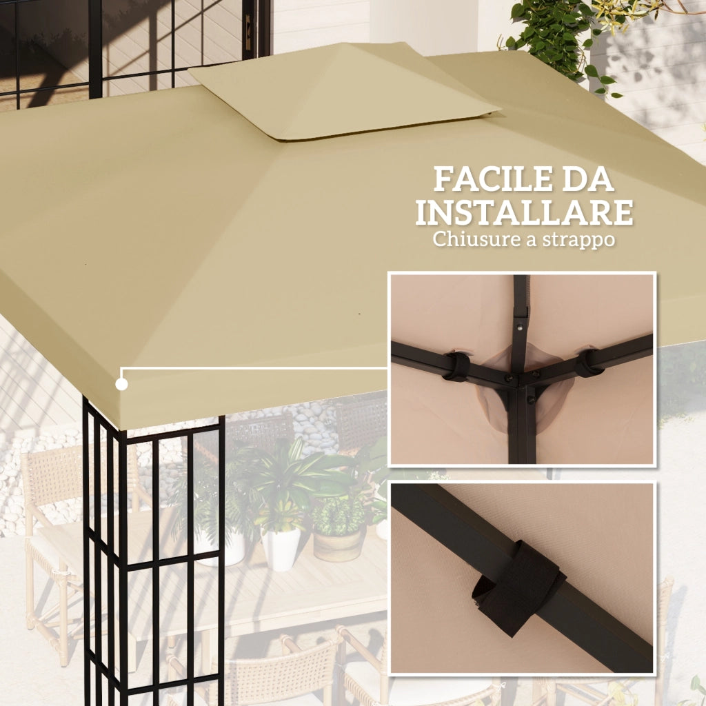 Tenda Gazebo ¨C zephmum ¨C 3x3m beige