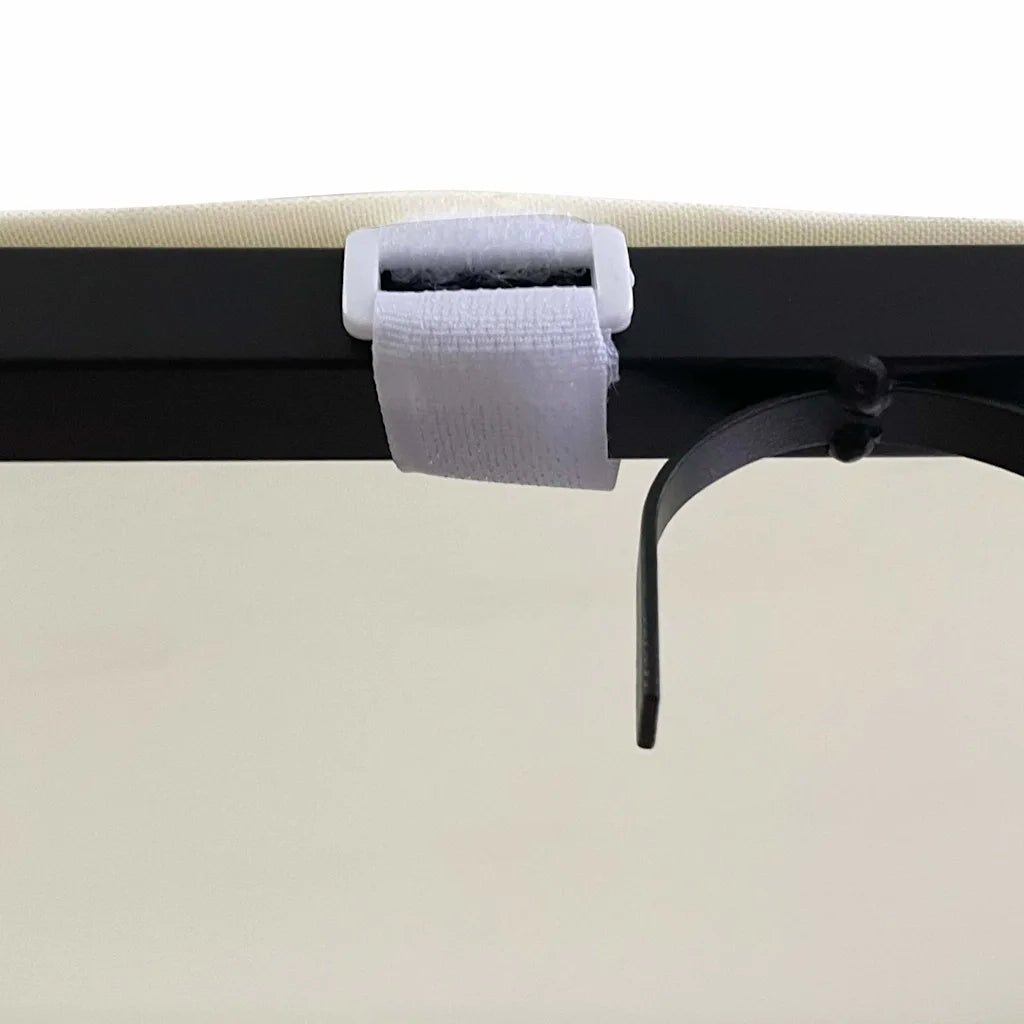 Tettoia Crema 4x3 m 180 g/m² Tessuto e Acciaio 362394
