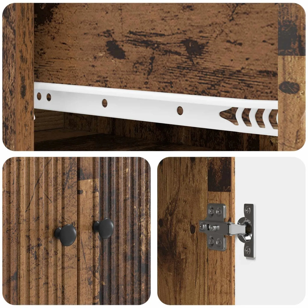 Set di armadi 2 pcs Legno antico 66 x 34,5 x 95 cm 3416356