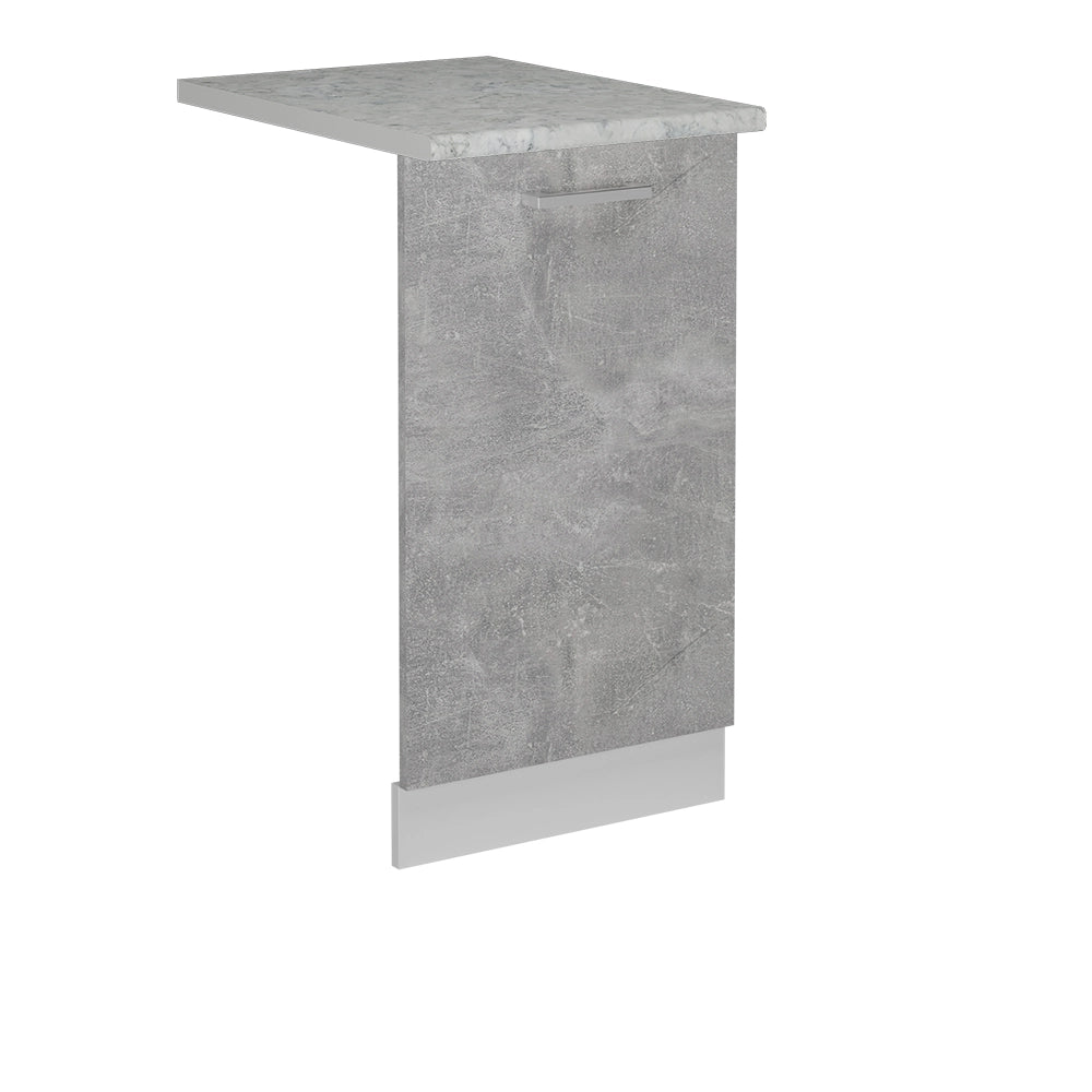 Vicco Coperchio per lavastoviglie Calcestruzzo 45 cm , PL Marmo