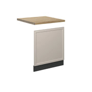 Vicco Pannello frontale GrigioBeige 60 cm , PL Rovere