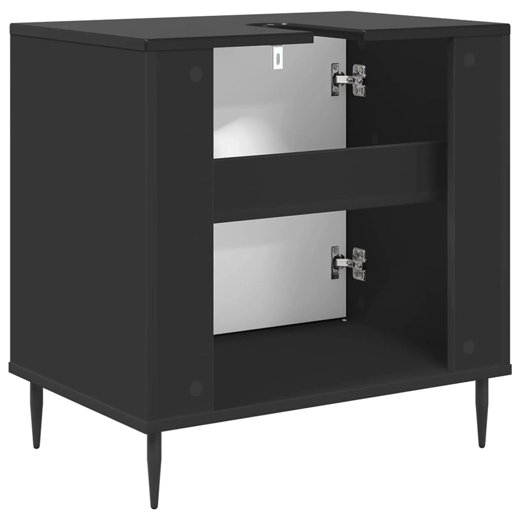 Mobile da Bagno KIEL Rovere Nero 60 x 40 x 61 cm 8007423
