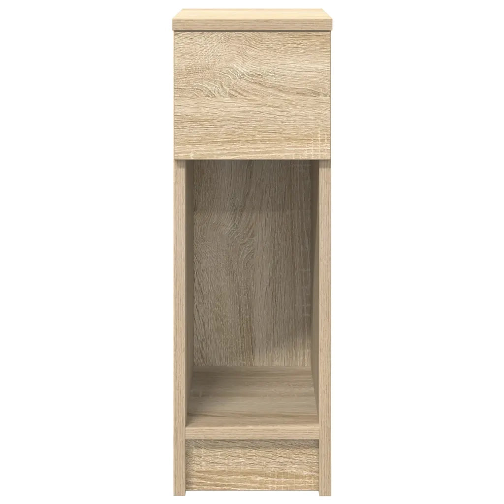 Comodini con Cassetto 2 pz Rovere Sonoma 20x36x60 cm 858700
