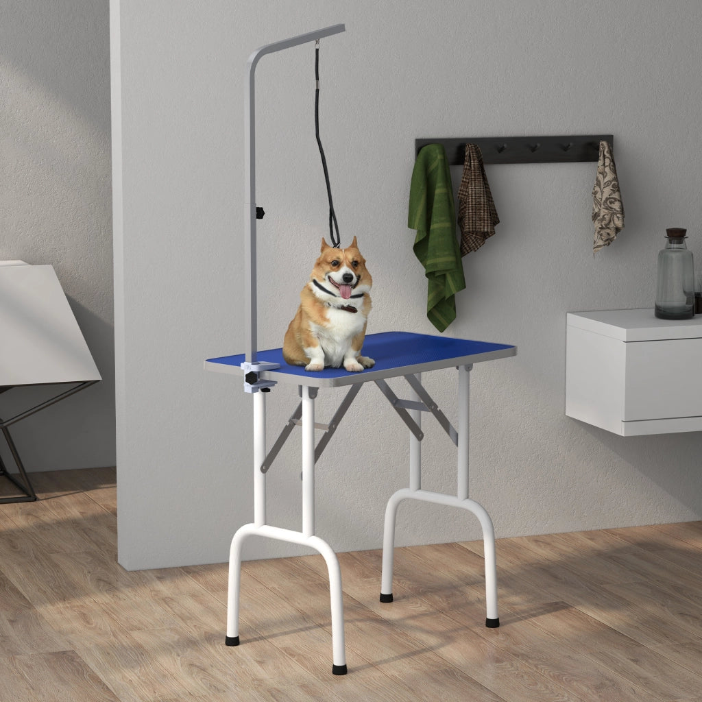 Tavolo da Toelettatura Canina Pieghevole ¨C Minimal ¨C 81x48,5x80 cm, Antiscivolo