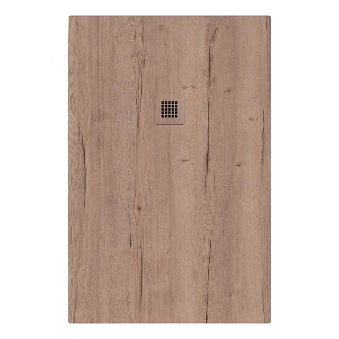 Piatto doccia in pietra SOLIDSTONE alto 2.8cm - ROVERE HALIFAX - Misura: 80x140 x 2,8h