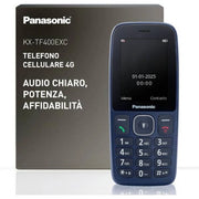Telefono cellulare senior acustic 2,4mp3 reg 4g fotoc 0,3mp blu - KX-TF400EXC