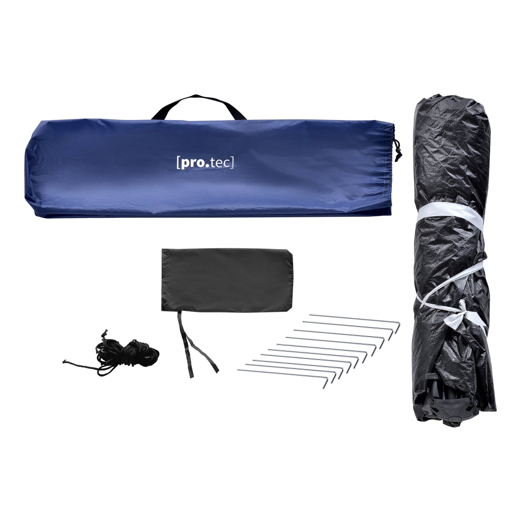 Tenda Pop Up da Spiaggia Mullsjö per 2 Persone Incl. Borsa di Trasporto - Blu pro.tec
