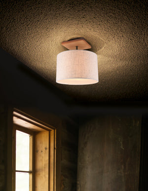 Plafoniera da Interno a Led in Metallo Nichel Anticato