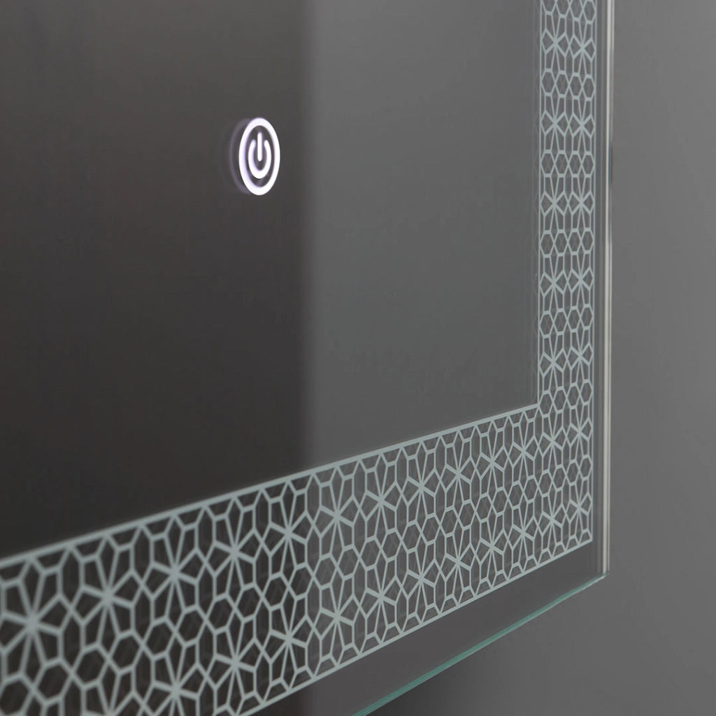 Specchio rettangolare 50x70 con led