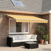 Tenda retrattile manuale Sabbia 4,5 × 3,5 m 3426292