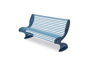 Panca Ghost 550 Giochipark metallo zincato schienale 150x70x85h colori vari - RAL 5001/5024
