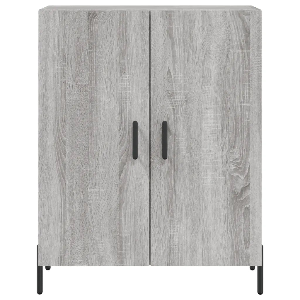 Credenza Grigio Sonoma 69,5x34x180 cm in Legno Multistrato 3199567
