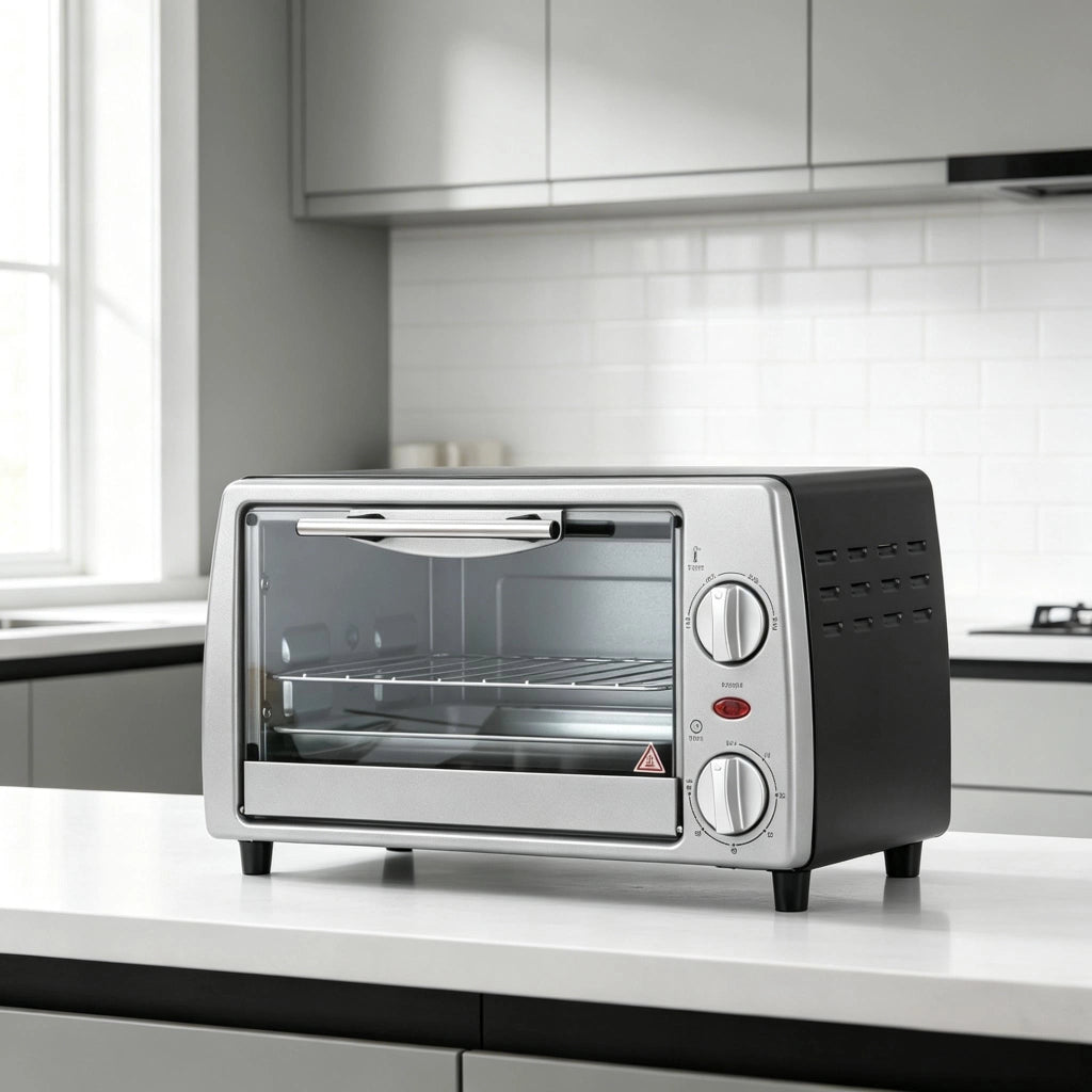 Mini Forno Elettrico 10 L con Temperatura 100-230°C; Timer 60 Min; Teglia e Griglia Regolabile
