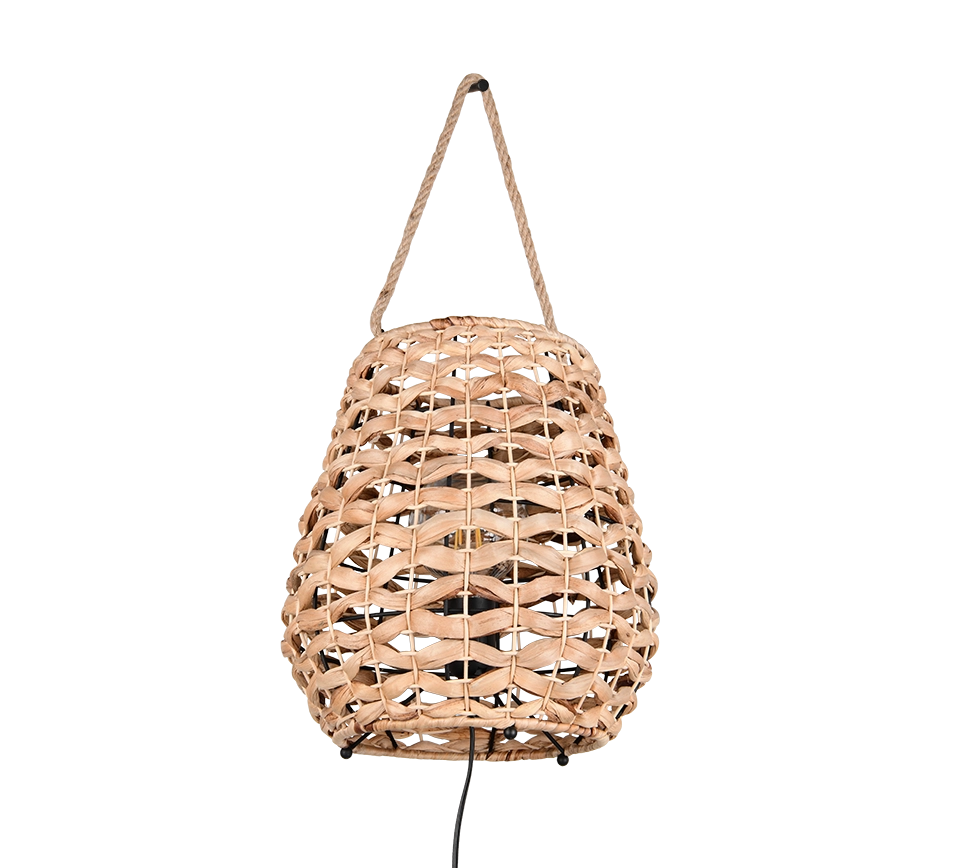 Lampada da tavolo appendibile, giacinto d'acqua, D 30 cm, Jean