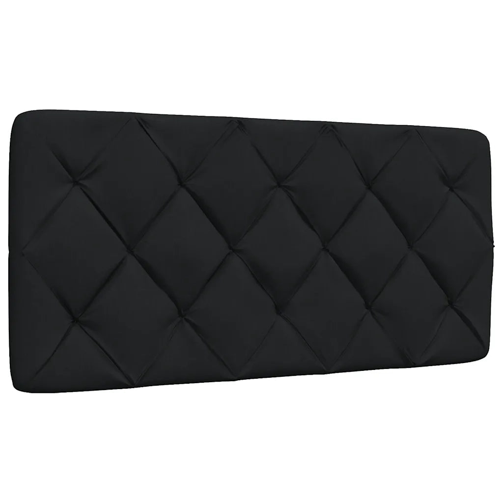 Letto con Materasso Nero 100x200 cm in Tessuto 3310722