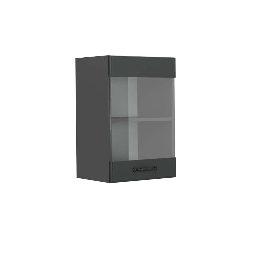Vicco Mobile da cucina in vetro Antracite casa di campagna 40 cm
