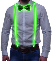 Accessori per festa - Cinture luminose - Design unico e stile - Progettate per essere impermeabili - Color verde - Accessori per feste - Ideali per uomini - Unico formato