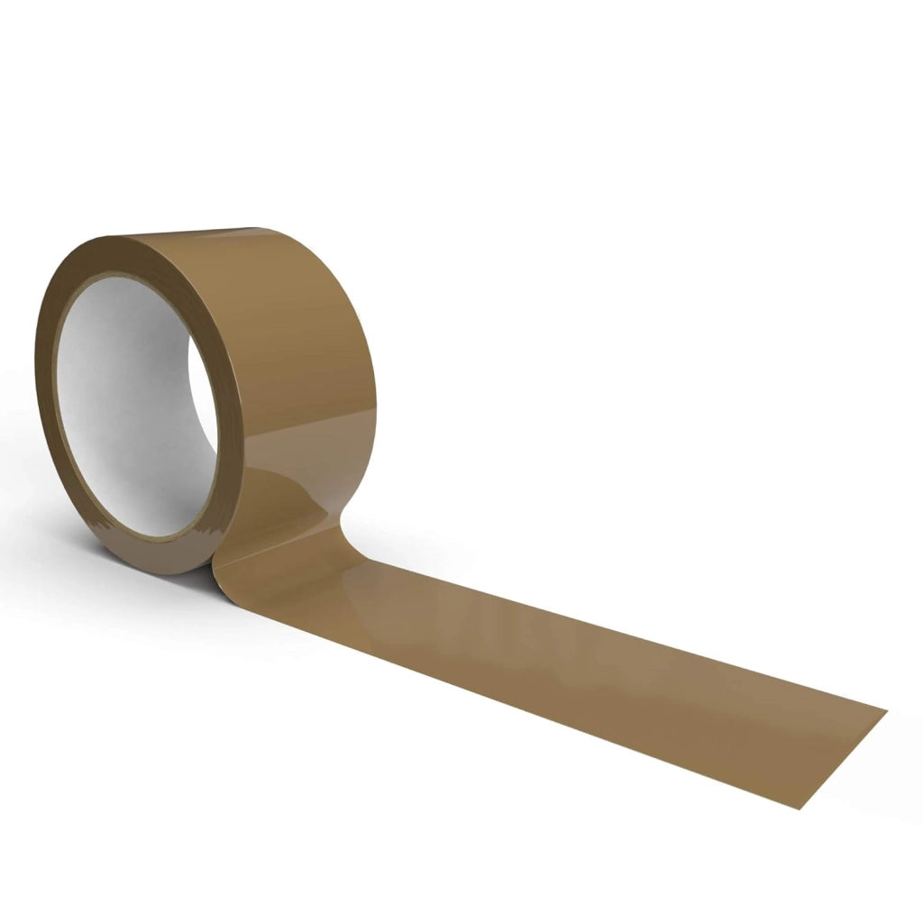 Nastro adesivo pacchi per imballaggio rotolo scotch avana plp 50 mm x 132 metri extra lungo