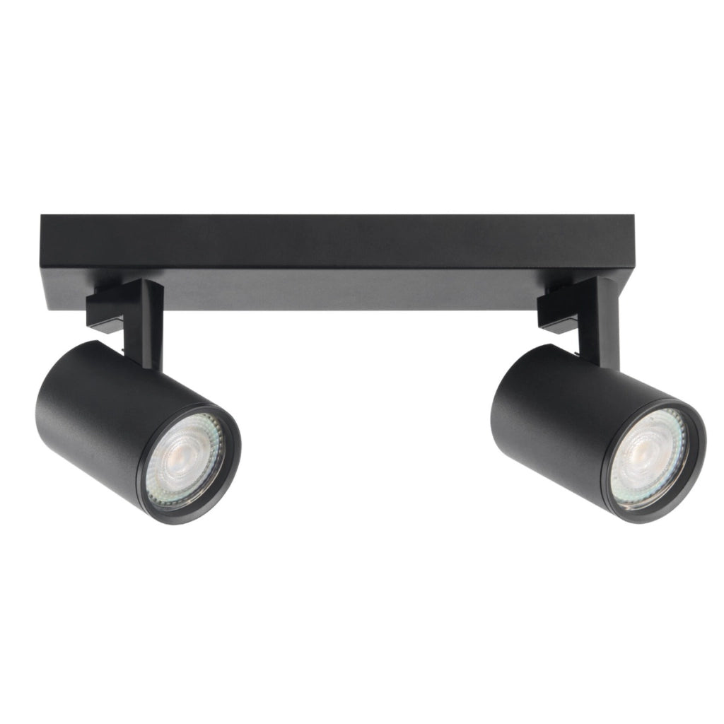 Faretto doppio soffitto/parete 2xGU10 10W nero Polux LYNX
