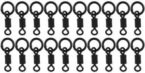 Connettore a giroscopio 20 pezzi - Cambio rapido - Figura otto anello - Acciaio inossidabile - 16x5,7x2,5 mm - Duraturo e resistente alla corrosione - Visconnettore